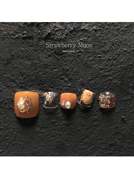 サロンストロベリームーン(Salon Strawberry Moon)/秋ニュアンスネイル