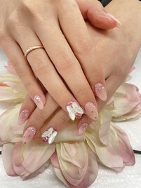 坂口/蝶々ネイル