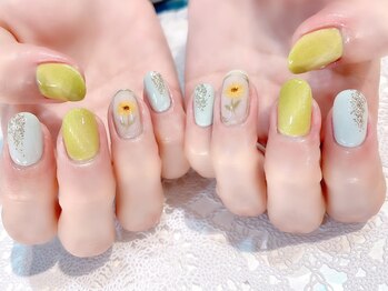 ラルネイル 大宮(Lull. nail)/#マグネット#お花#春