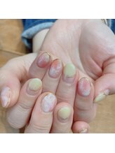 アトリエ ツメ(atelier TsuMe)/マーブル　パステルカラー