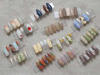 ルーカ(Ru-Ka)の写真/【ときめく指先へ♪】季節ごとに変わる定額デザインと、いつでも選べる定番デザイン計56種類をご用意!