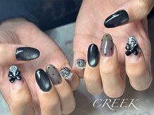 クリーク(CREEK)/ハートドットシースルーリボン