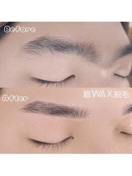 ルキナ(LUCINA)/眉WAX脱毛+間引き+カット