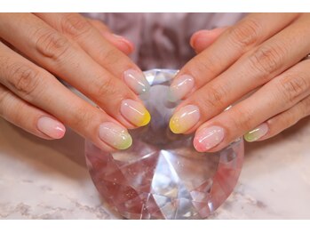 オトネイル(Oto Nail)/うる艶夏グラデ/フィルイン