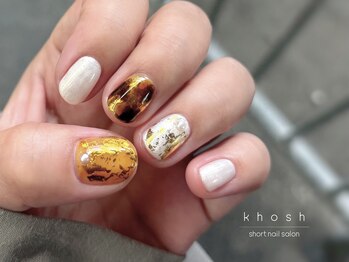 ホシュ ショート(Khosh:short)の写真/【デザインを決めてこなくてOK】気軽にご来店ください☆定額デザインサンプルで指先を彩る