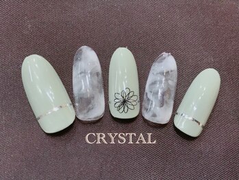 クリスタル(CRYSTAL)/春ネイル