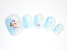 ワンネイル(ONE NAIL)/＃夏ネイル＃海＃フットネイル