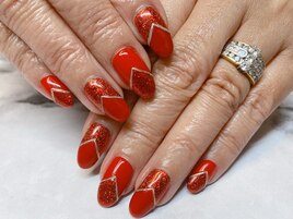 【パラジェル】Vフレンチネイル