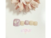 アネモネ(ANEMONE)/線画フラワーアートネイル☆