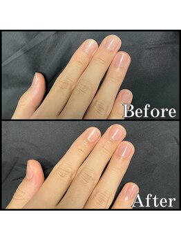 眉毛男子 新宿店/ネイルケア【 before / after 】