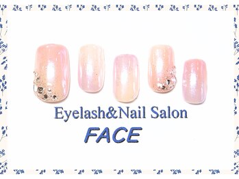 アイラッシュアンドネイルサロン フェイス(Eyelash&NailSalon FACE)/5月新作　定額ネイル　￥7.500