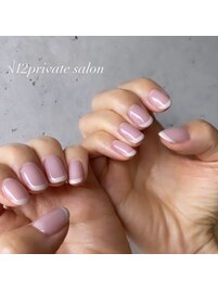 ちゅるんフレンチネイル♪