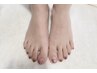《foot》ラメグラデーション（１色）（ケア込）　¥5800