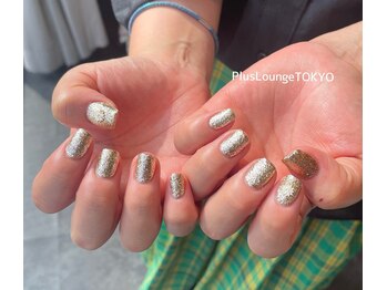 プルースラウンジ トウキョウ(Plus Lounge TOKYO)/ギラギラワンカラーネイル♪