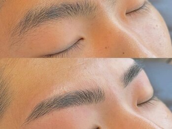 エファッセ 行田店(efface)の写真/メンズのお客様も大歓迎♪顔の印象を決める眉はアイブロウワックスがオススメ！垢抜け眉で清潔感アップ☆