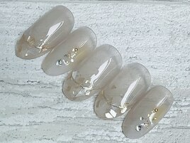 透けカラー！大人美爪ネイル