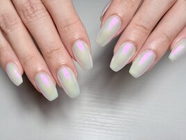 オーロラミラーネイル ¥9900