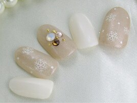 雪の結晶ネイル