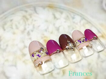 フランセス(Frances)/アンティーク風押し花