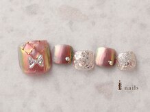 アイネイルズ 横浜EAST店(I-nails)/キルティングフットネイル