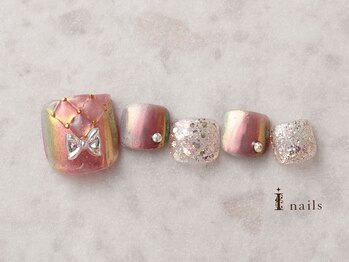 アイネイルズ 横浜EAST店(I-nails)/キルティングフットネイル