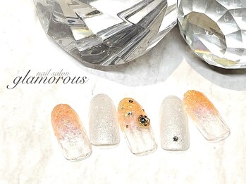 ネイルグラマラス 西新井店/《パラジェル》ビジュー Design