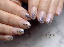 グレース ネイルズ(GRACE nails)/キラキラグラデ