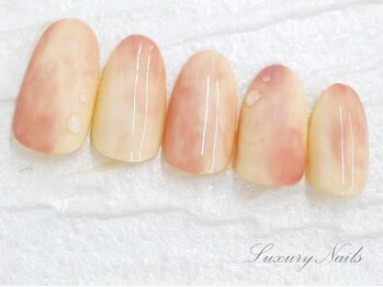 ラグジュアリーネイルズ オオミヤ(Luxury Nails Omiya)/ニュアンス*桃ネイル