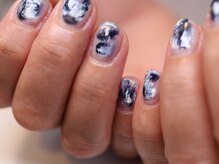 クロ(KURO)/寒色大人ネイル