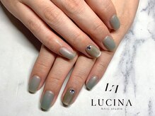 ネイルスタジオ ルキナ(LUCINA)/T-120 涼しげグリーンカラー