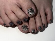ホランイネイル(HORANGI NAIL)/【FOOT】クロム埋めつくし