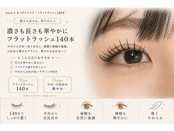 サロン ド ブランシェ(Salon de Branchee)/フラットラッシュ★華やか目元に