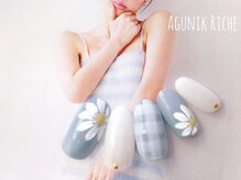 アグニークリッシェ(Agunik Riche)/【フラワーネイル】