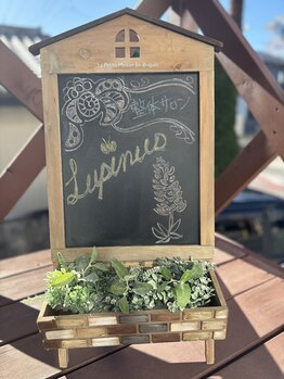 ルピナス(Lupinus)/ウェルカムボード