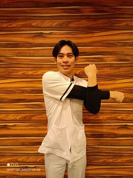 愛媛松山整骨院/肩のストレッチ