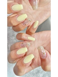 シンプルアートネイル