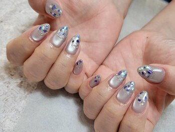 グラムスラム 福島店(GLAMSLAM)の写真/【パラジェル認定】予約殺到中！持ち込みメニューもあり¥8480～デザイン豊富◎最新トレンドカラーも♪