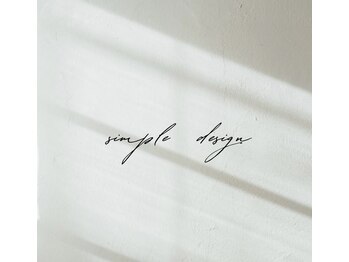 【 simple design 】