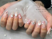 ユーネイル(YW nail)/フルアート＋パーツ