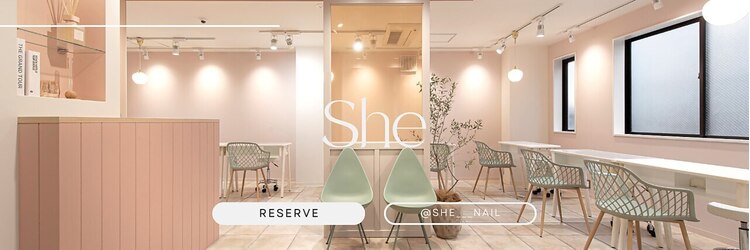 She 川崎店【パラジェル/フィルイン/持ち込み】のサロンヘッダー