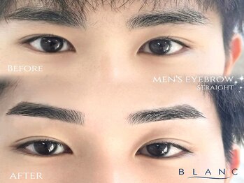 アイラッシュサロン ブラン せんちゅうパル千里中央店(Eyelash Salon Blanc)/【男性アイブロウ】Before/After