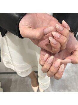 アンダーバーホワイトプラス 南海難波店(_WHITE+)/シンプルネイル