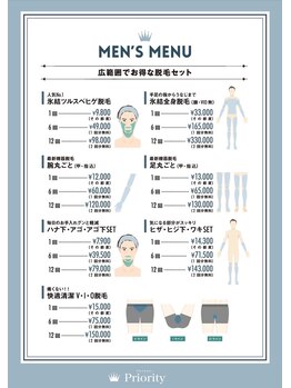 プライオリティ(Priority)/Menu2