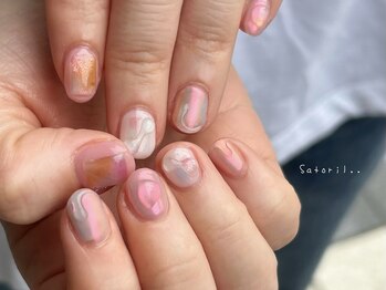 サトリネイルルーム 西宮北口(satori nail room)/花の便り〇。