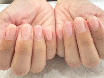 ネイルアロマ(Nail AROMA)の写真/自爪を健康的に美しく♪プロが爪の状態をしっかり見極めて丁寧に施術します！ネイルができない方にも◎