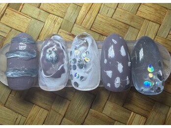 「フィルイン/定額デザイン/つけ放題」　ねいる屋　爪sou【ソウ】/定額8500円コース