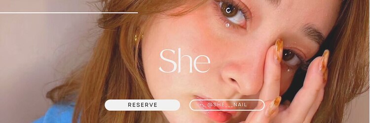 She 川崎店【パラジェル/フィルイン/持ち込み】のサロンヘッダー