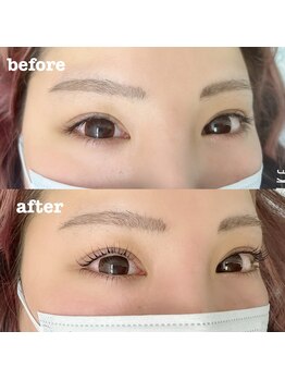 エンニコ(ennico)の写真/まつげパーマ×眉毛Wax/ハリウッドブロウリフトのセットメニュー♪丁寧なカウンセリングでメイク時短を◎