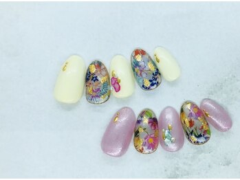 ネイルサロン ブリオン(Nail Salon Bullion)/フラワーネイル