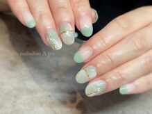 ネイルサロン アージュ(Nail Salon A jyu)/ペールグリーン